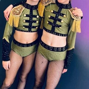 Green Soldier/Warrior LC Dance Costume